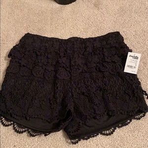 Lace Charlotte Russe soft shorts
